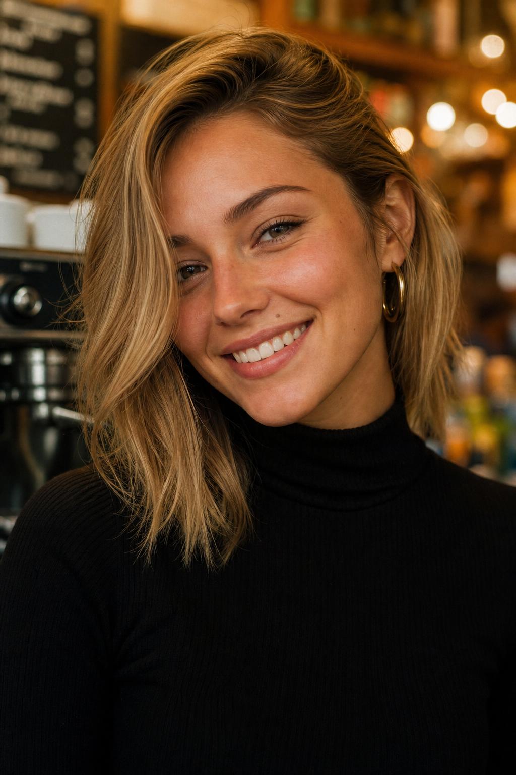 Sienna — Witty barista who dreams in jazz